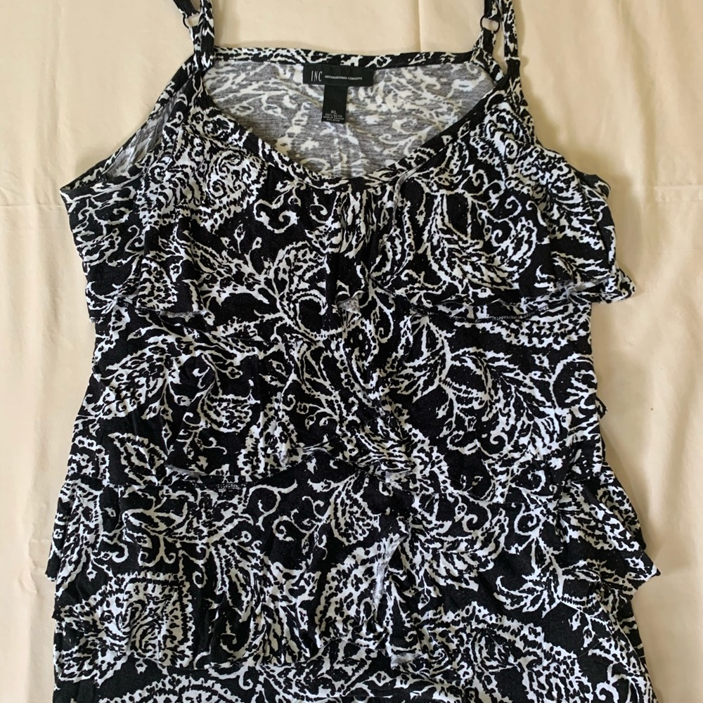 INC Adjustable Strap Tank Top